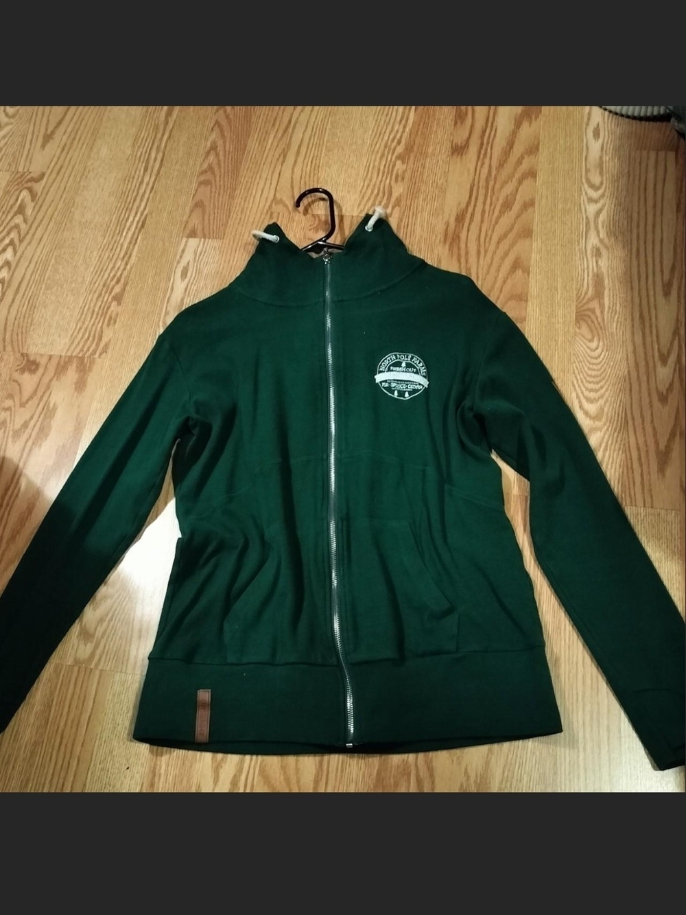 AMPERSAND AVE Dark Green Full-Zip Bomber Jacket
